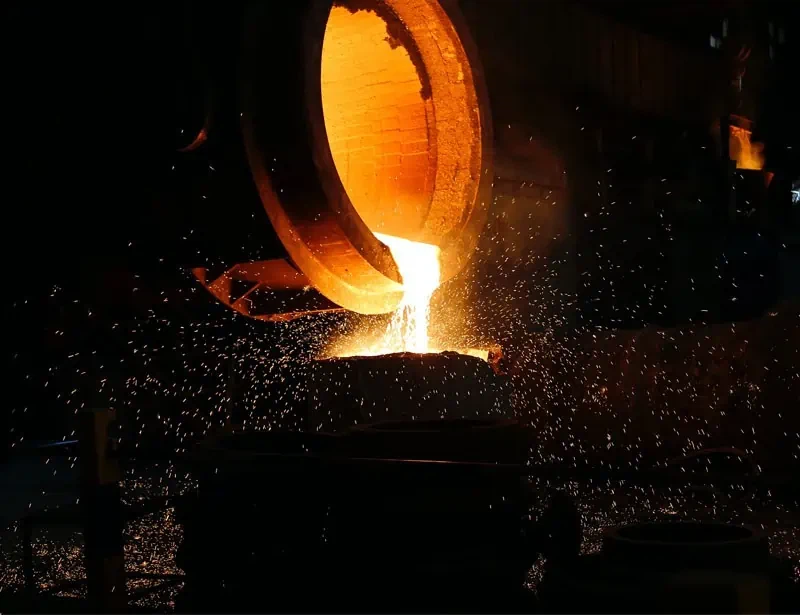 RQTSi5.5 heat-resistant cast iron production process